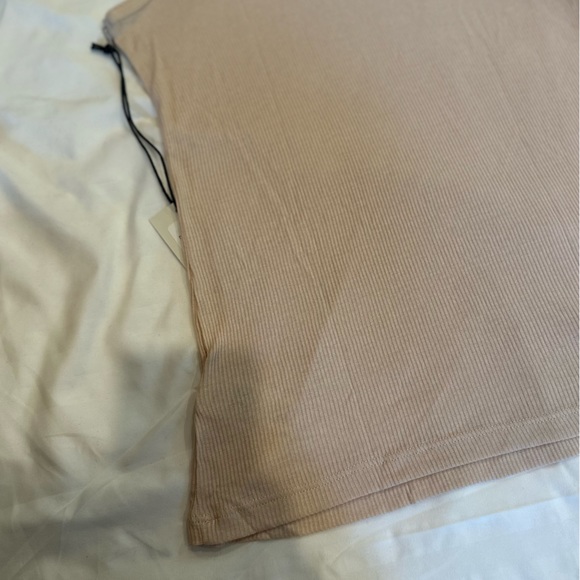 Agolde soft pink NWT ribbed tank top M - Picture 7 of 14